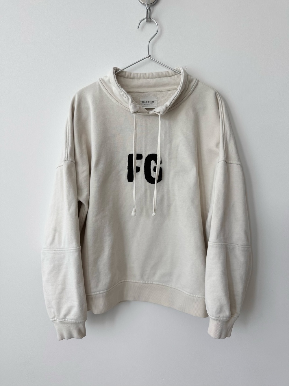 Fear of God Sixth Collection Mock Neck 100% Cotton Sweatshirt - Size S